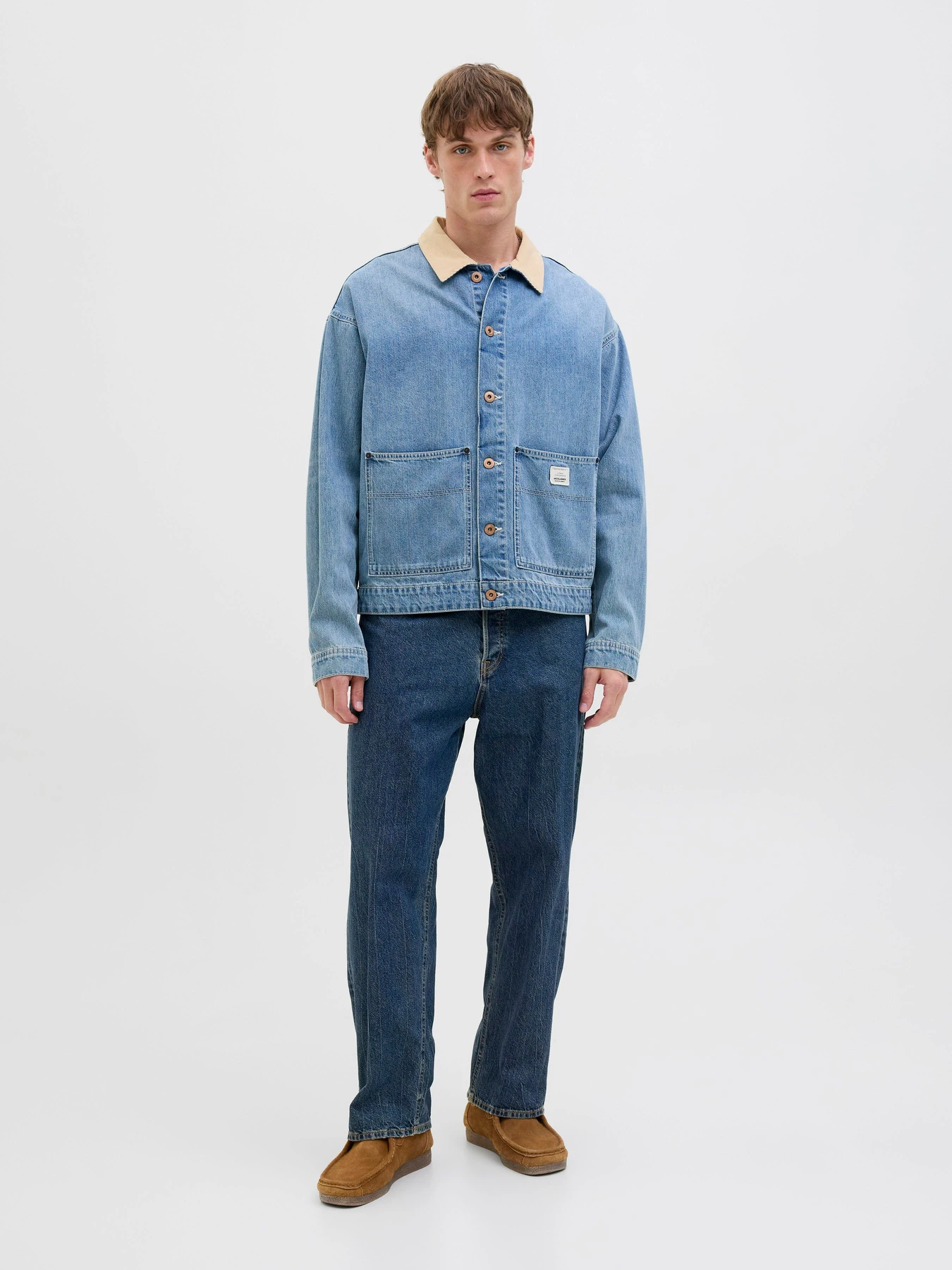 Джинсы JACK & JONES EDDIE ORIGINAL модель 12278087_Blue Denim Джинсы JACK & JONES EDDIE ORIGINAL модель 12278087_Blue Denim Фото