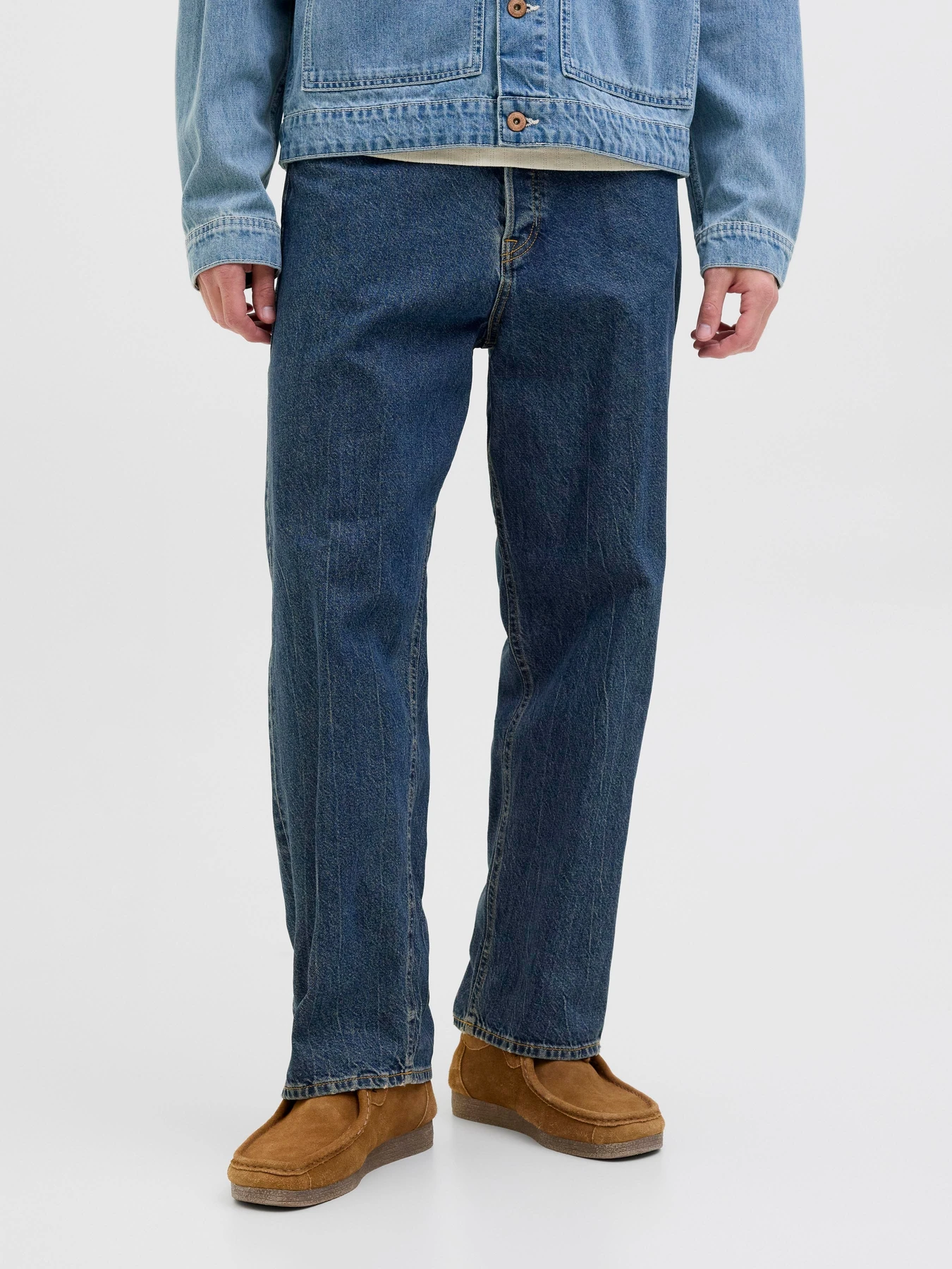 Джинсы JACK & JONES EDDIE ORIGINAL модель 12278087_Blue Denim Джинсы JACK & JONES EDDIE ORIGINAL модель 12278087_Blue Denim Фото