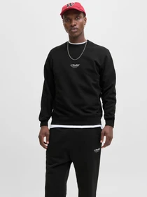 Худі та світшоти JACK & JONES SOHO SWEAT CREW NECK модель 12278791_Black Худі та світшоти JACK & JONES SOHO SWEAT CREW NECK модель 12278791_Black Фото