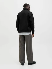 Худи и свитшоты JACK & JONES SOHO SWEAT QUARTER  ZIP модель 12278793_Black Фото