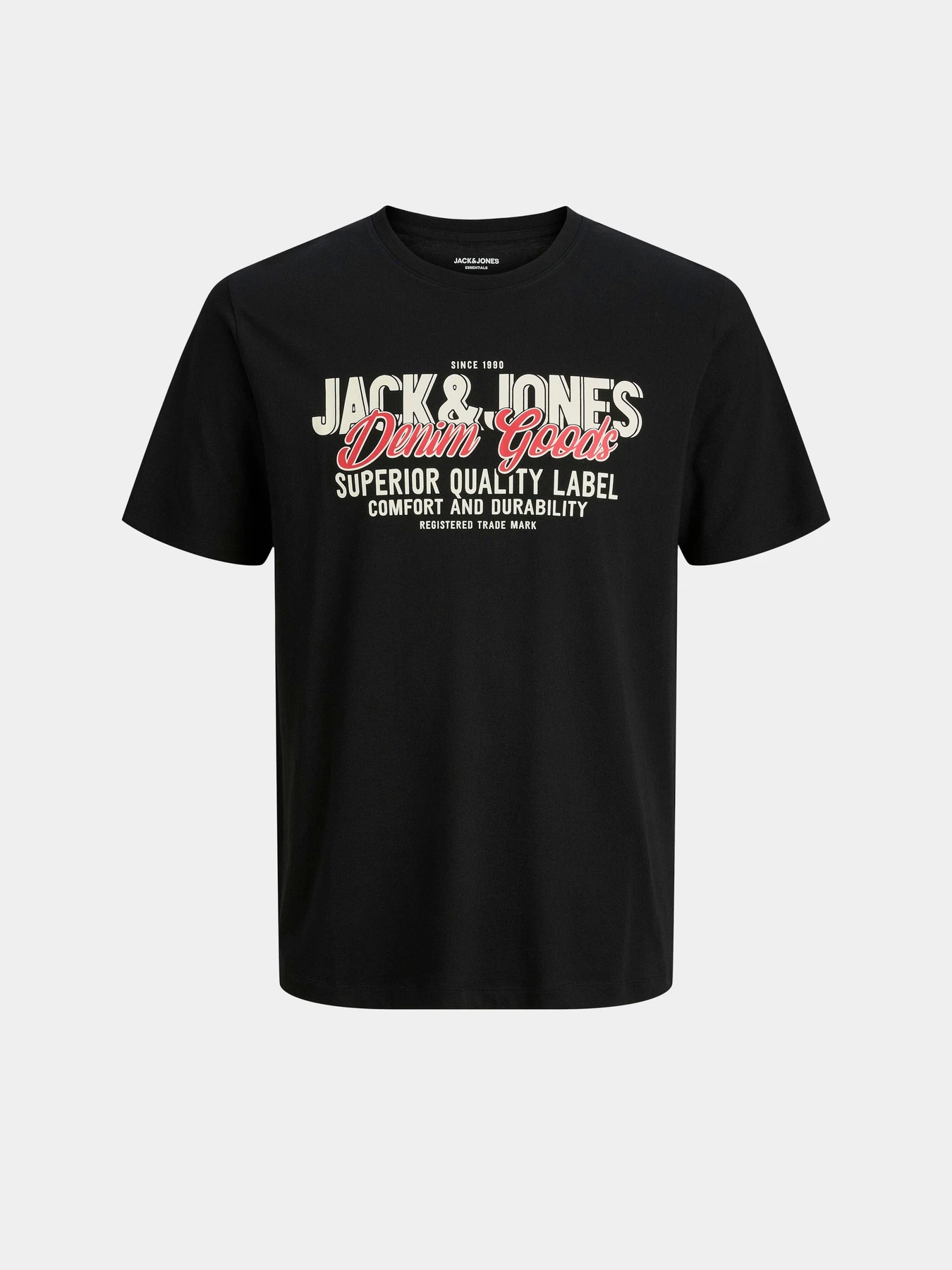 Футболки и поло JACK & JONES LOGO TEE модель 12279535_Black Футболки и поло JACK & JONES LOGO TEE модель 12279535_Black Фото