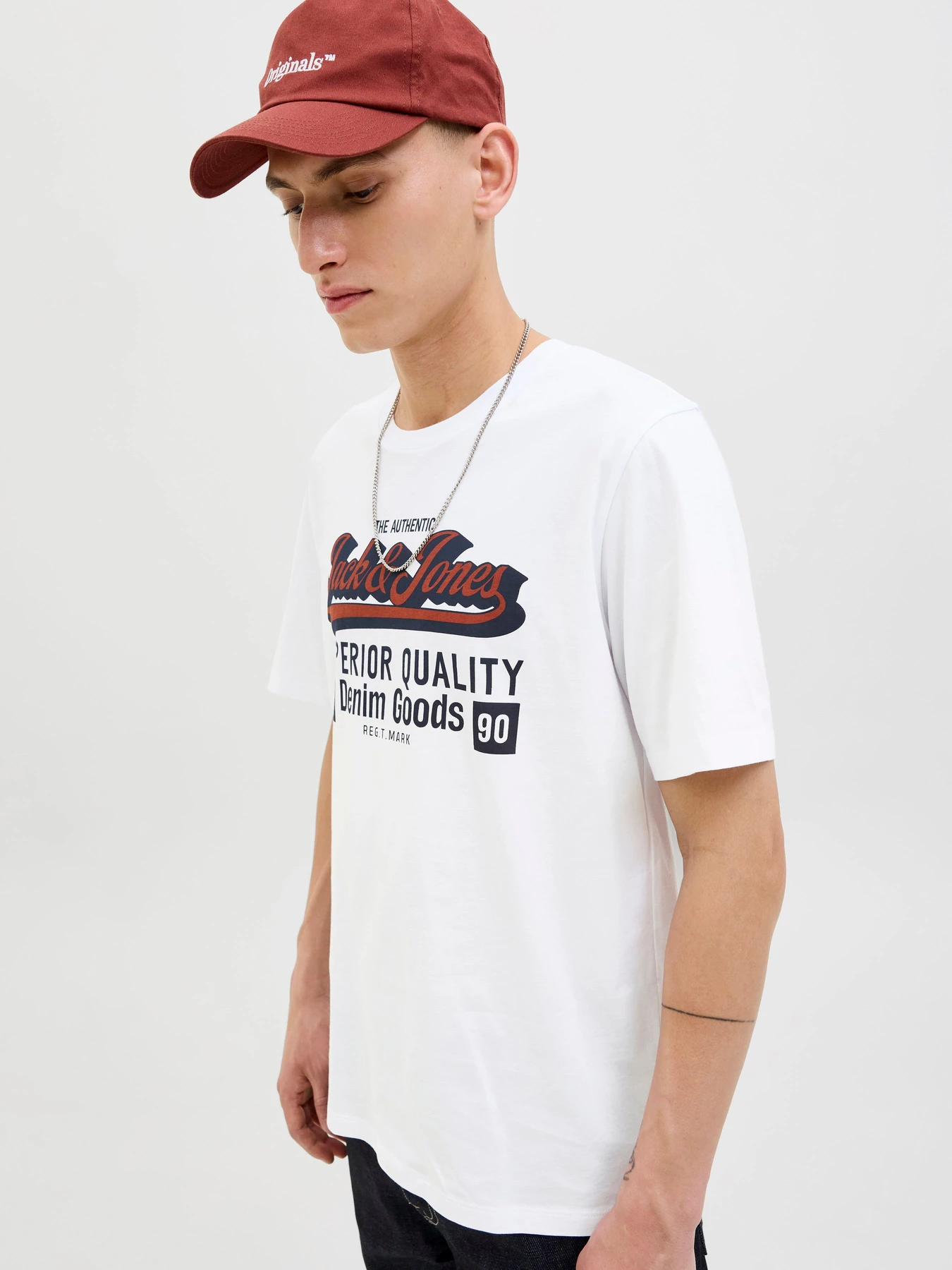 Футболки і поло JACK & JONES LOGO TEE модель 12279535_Cloud Dancer Футболки і поло JACK & JONES LOGO TEE модель 12279535_Cloud Dancer Фото