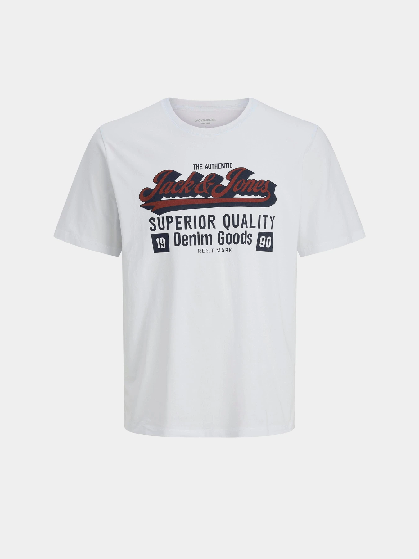 Футболки і поло JACK & JONES LOGO TEE модель 12279535_Cloud Dancer Футболки і поло JACK & JONES LOGO TEE модель 12279535_Cloud Dancer Фото