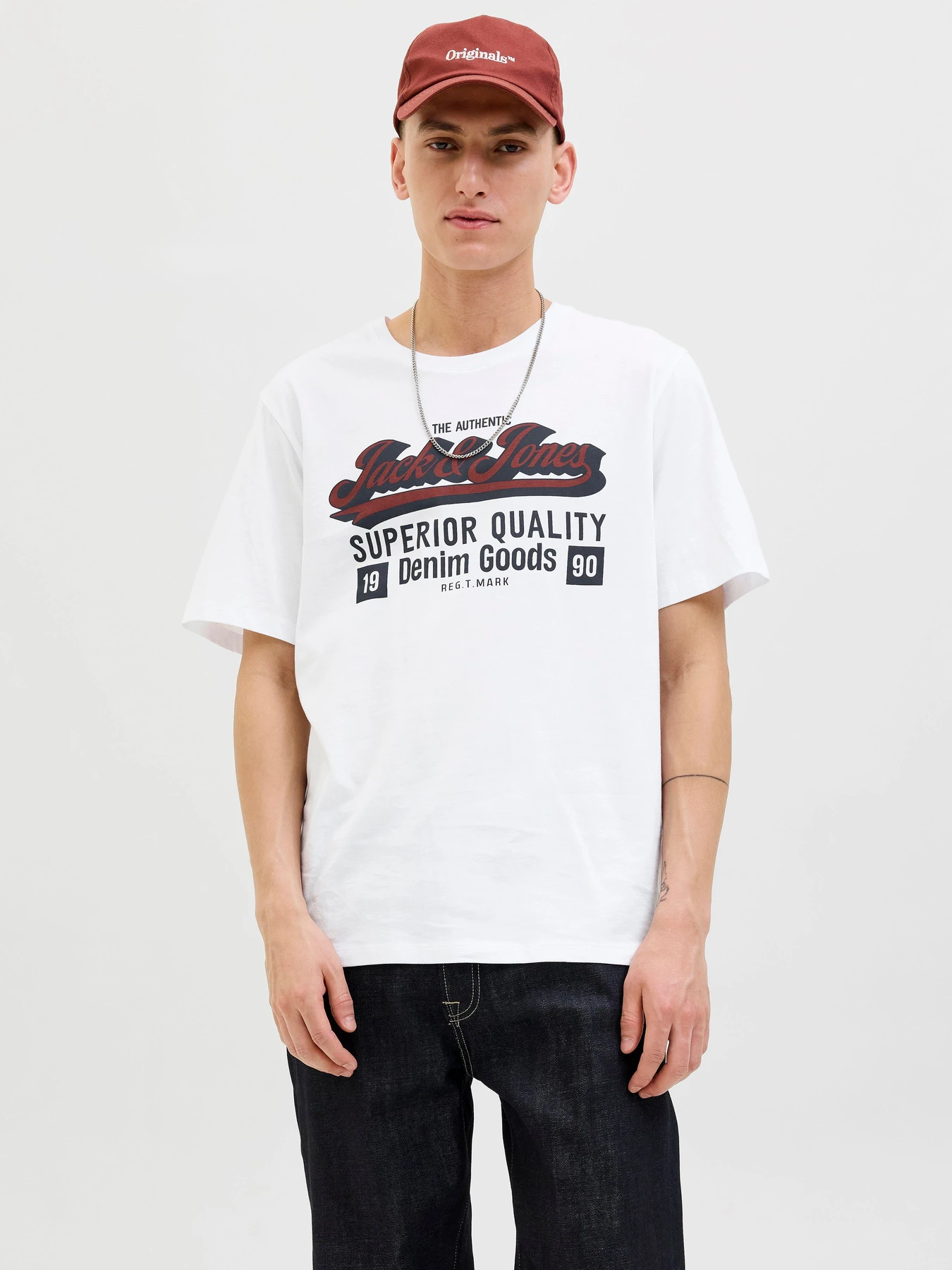Футболки і поло JACK & JONES LOGO TEE модель 12279535_Cloud Dancer Футболки і поло JACK & JONES LOGO TEE модель 12279535_Cloud Dancer Фото