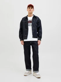 Футболки і поло JACK & JONES LOGO TEE модель 12279535_Cloud Dancer Фото