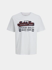 Футболки і поло JACK & JONES LOGO TEE модель 12279535_Cloud Dancer Фото
