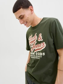 Футболки и поло JACK & JONES LOGO TEE модель 12279535_Duffel Bag Фото