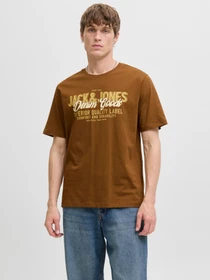 Футболки и поло JACK & JONES LOGO TEE модель 12279535_Monks Robe Фото