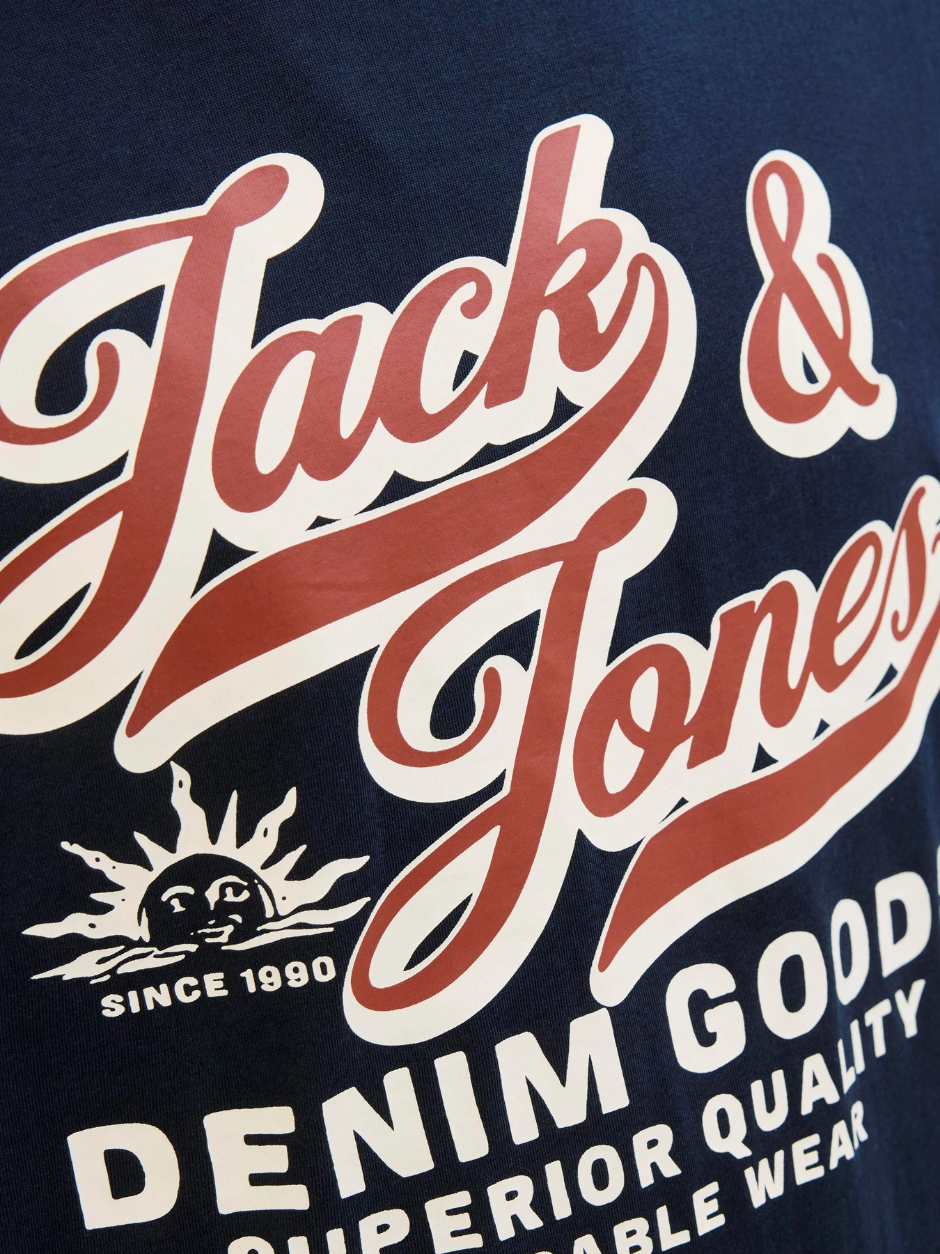 Футболки и поло JACK & JONES LOGO TEE модель 12279535_Sky Captain Футболки и поло JACK & JONES LOGO TEE модель 12279535_Sky Captain Фото