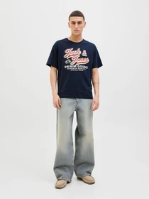 Футболки и поло JACK & JONES LOGO TEE модель 12279535_Sky Captain Фото