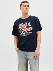 Футболки и поло JACK & JONES LOGO TEE модель 12279535_Sky Captain Фото