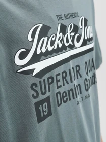 Футболки и поло JACK & JONES LOGO TEE модель 12279535_Stormy Weather Фото