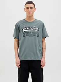 Футболки и поло JACK & JONES LOGO TEE модель 12279535_Stormy Weather Фото