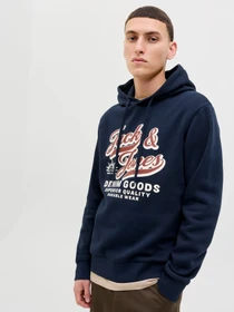 Худи и свитшоты JACK & JONES LOGO SWEAT HOOD модель 12279649_Sky Captain Фото