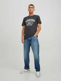 Футболки і поло JACK & JONES модель 12210949_Dark Grey Melange Фото