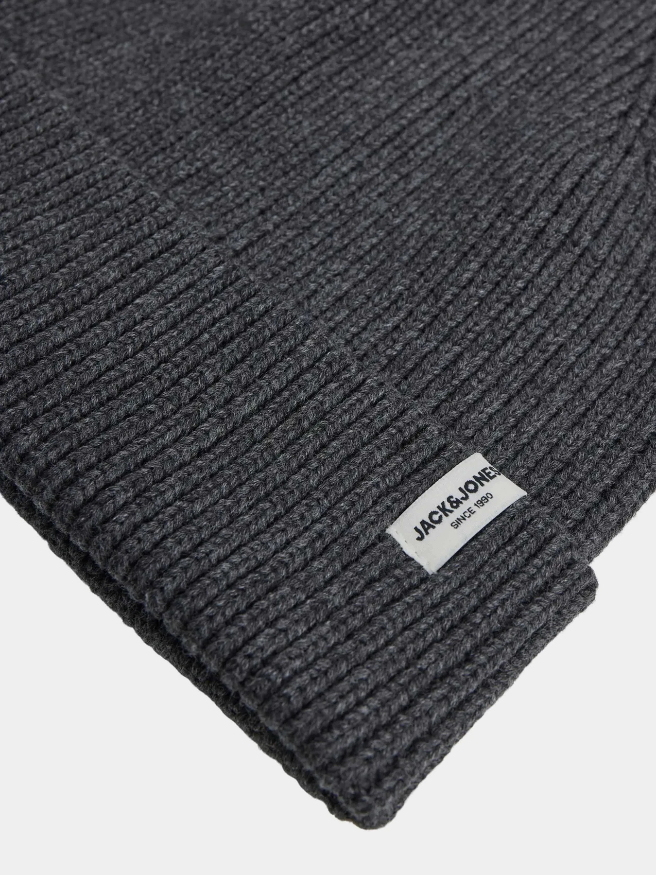 Шапки и кепки JACK & JONES BRINK BEANIE модель 12193386_Dark Grey Шапки и кепки JACK & JONES BRINK BEANIE модель 12193386_Dark Grey Фото