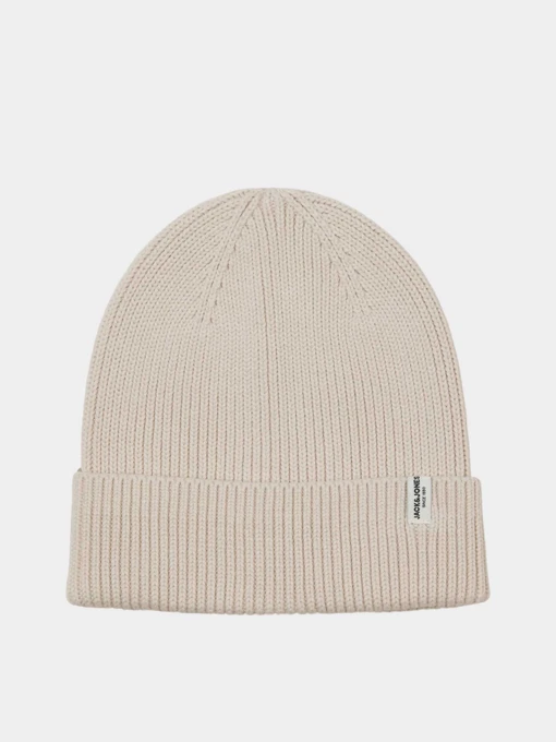Шапки и кепки JACK & JONES BRINK BEANIE модель 12193386_Moonbeam Фото