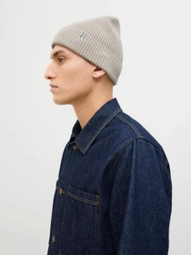 Шапки и кепки JACK & JONES BRINK BEANIE модель 12193386_Moonbeam Фото