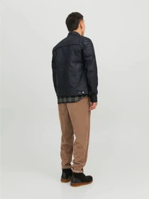 Куртки та дублянки JACK & JONES ROCKY JACKET модель 12147218_Black PU Фото