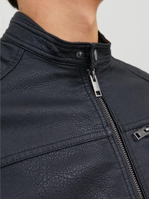 Куртки та дублянки JACK & JONES ROCKY JACKET модель 12147218_Black PU Фото
