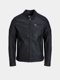 Куртки та дублянки JACK & JONES ROCKY JACKET модель 12147218_Black PU Фото