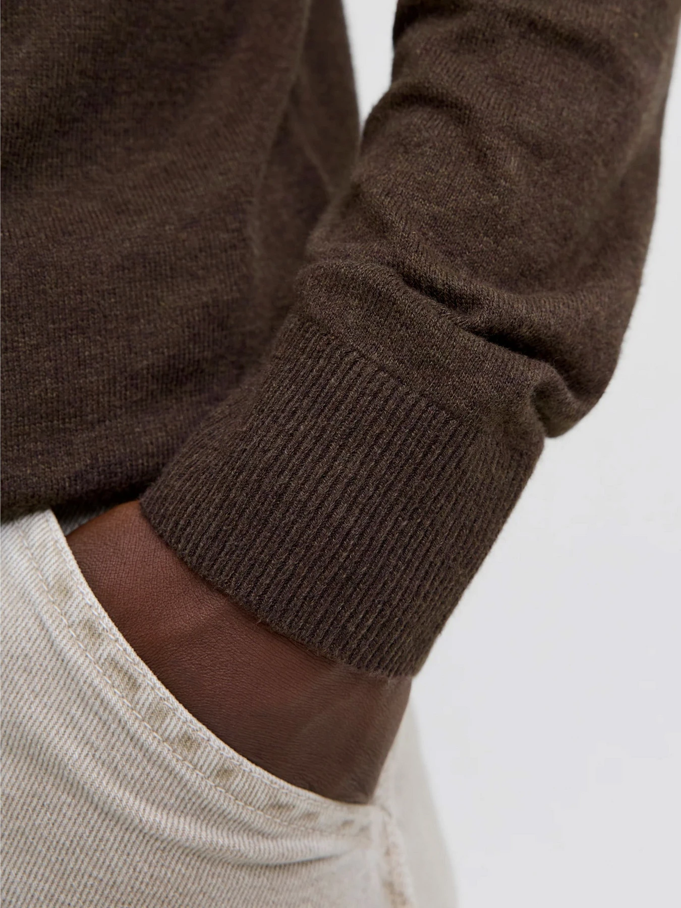 Светри та кардигани JACK & JONES EMIL KNIT ROLL NECK модель 12157417_Mulch TWIST Светри та кардигани JACK & JONES EMIL KNIT ROLL NECK модель 12157417_Mulch TWIST Фото