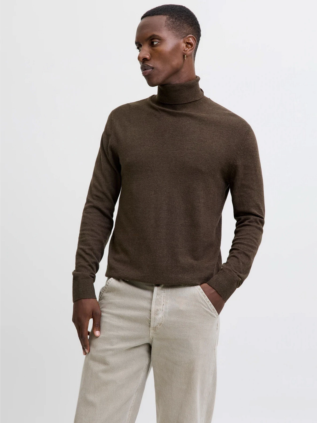 Светри та кардигани JACK & JONES EMIL KNIT ROLL NECK модель 12157417_Mulch TWIST Светри та кардигани JACK & JONES EMIL KNIT ROLL NECK модель 12157417_Mulch TWIST Фото