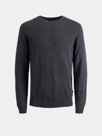 Светри та кардигани JACK & JONES EMIL KNIT CREW NECK модель 12208364_Dark Grey Melange Фото