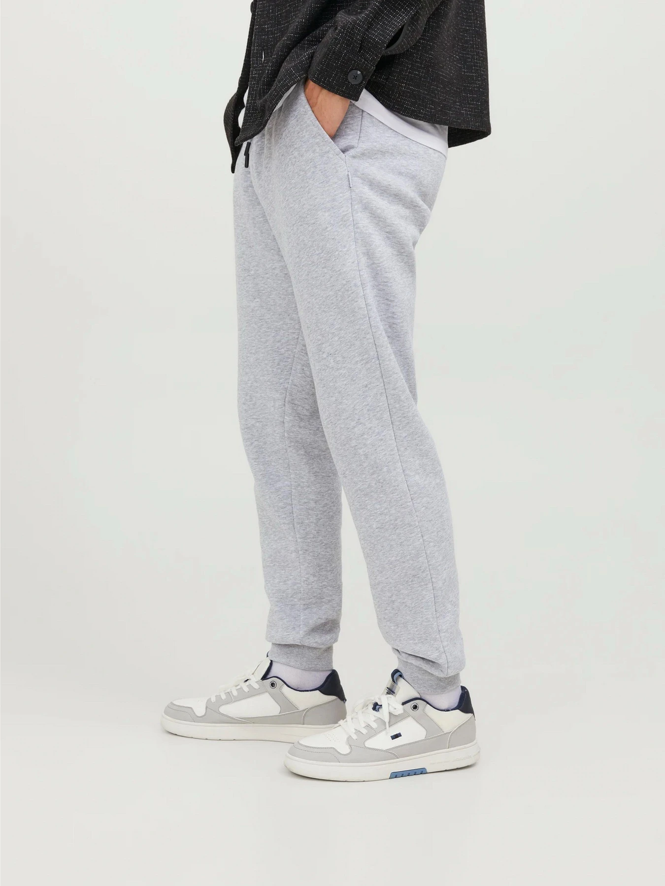 Брюки JACK & JONES GORDON BRADLEY SWEAT PANT модель 12249274_Light Grey Melange Брюки JACK & JONES GORDON BRADLEY SWEAT PANT модель 12249274_Light Grey Melange Фото