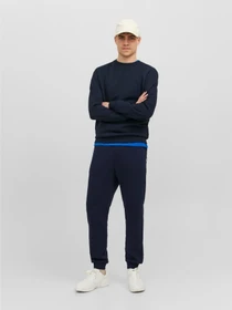 Штани JACK & JONES GORDON BRADLEY SWEAT PANT модель 12249274_Navy Blazer Фото