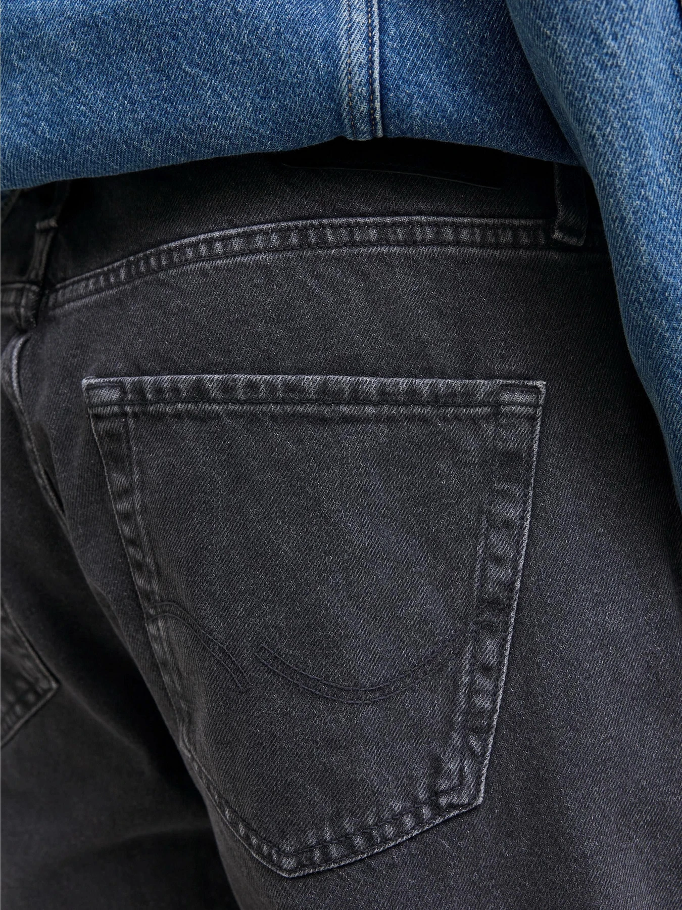 Джинси JACK & JONES ALEX ORIGINAL модель 12252762_Black Denim Джинси JACK & JONES ALEX ORIGINAL модель 12252762_Black Denim Фото