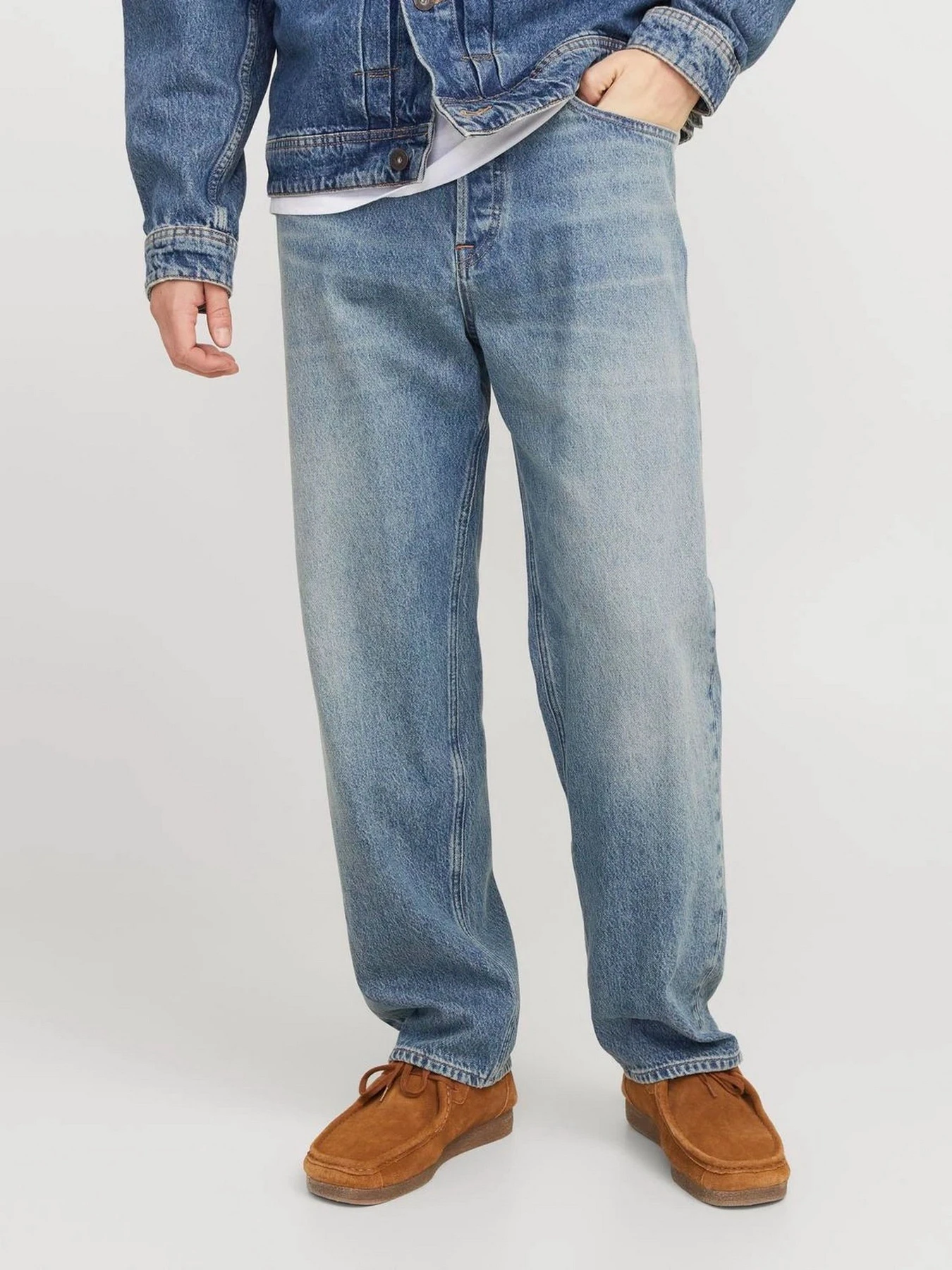 Джинсы JACK & JONES EDDIE ORIGINAL модель 12269582_Blue Denim Джинсы JACK & JONES EDDIE ORIGINAL модель 12269582_Blue Denim Фото