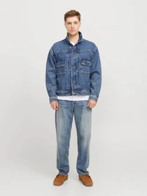 Джинсы JACK & JONES EDDIE ORIGINAL модель 12269582_Blue Denim Фото