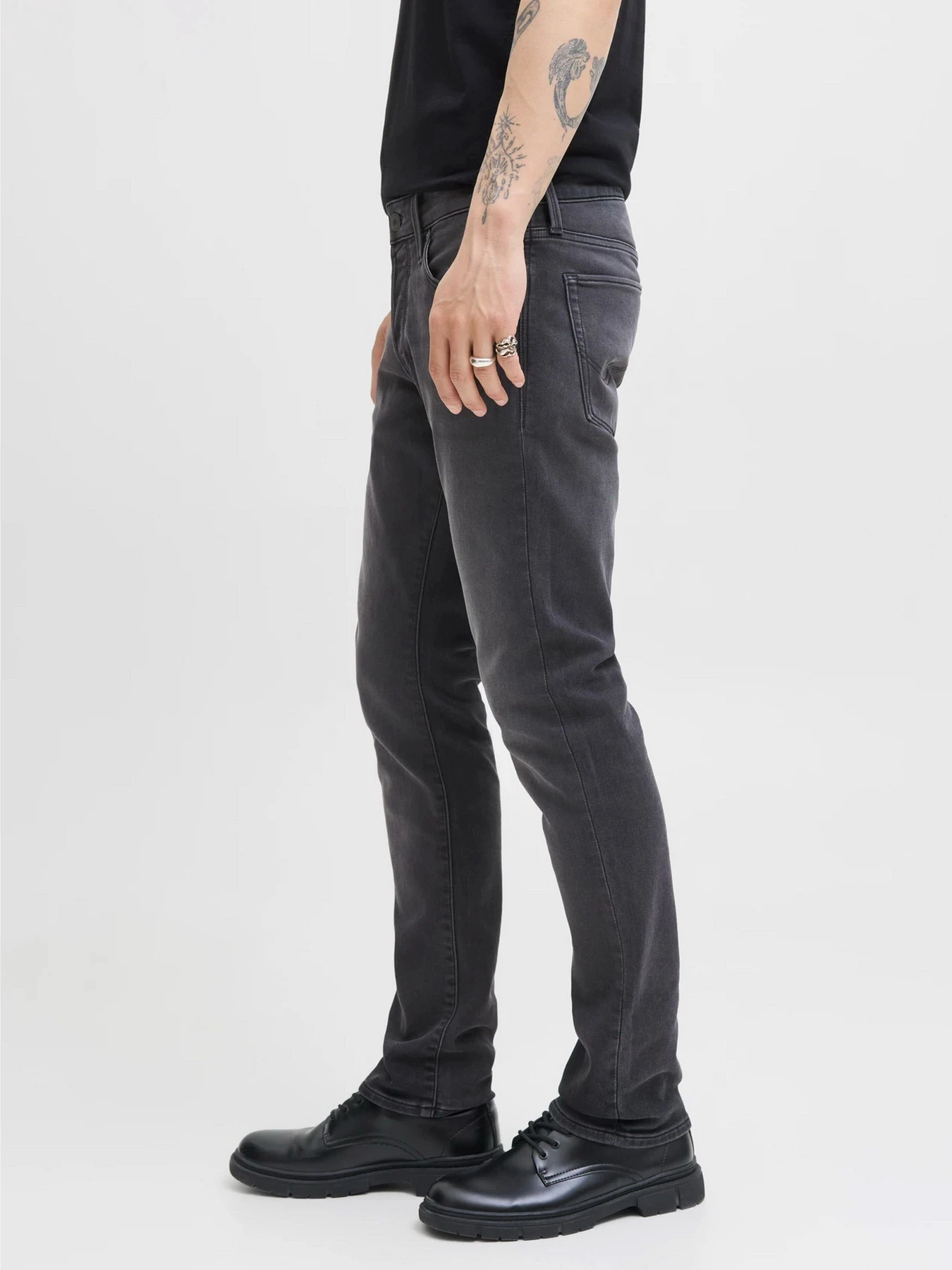 Джинсы JACK & JONES MIKE ORIGINAL модель 12278115_Black Denim Джинсы JACK & JONES MIKE ORIGINAL модель 12278115_Black Denim Фото
