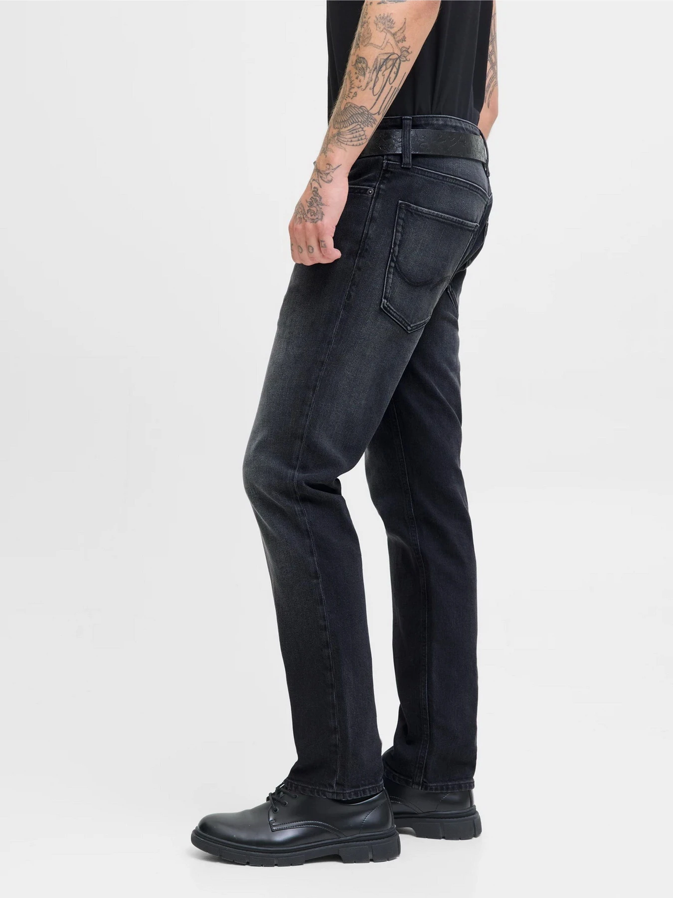 Джинсы JACK & JONES CLARK ORIGINAL модель 12278247_Black Denim Джинсы JACK & JONES CLARK ORIGINAL модель 12278247_Black Denim Фото