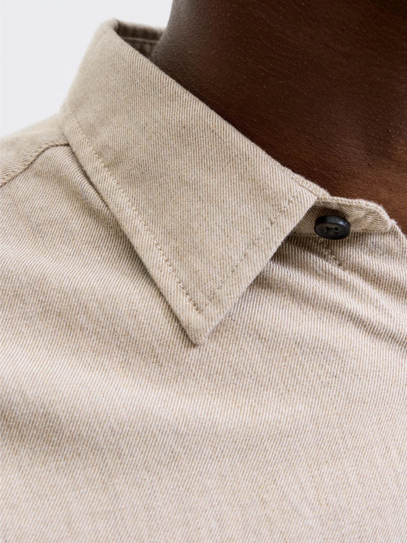 Рубашки JACK & JONES CLASSIC MELANGE SHIRT модель 12278416_Oatmeal Рубашки JACK & JONES CLASSIC MELANGE SHIRT модель 12278416_Oatmeal Фото