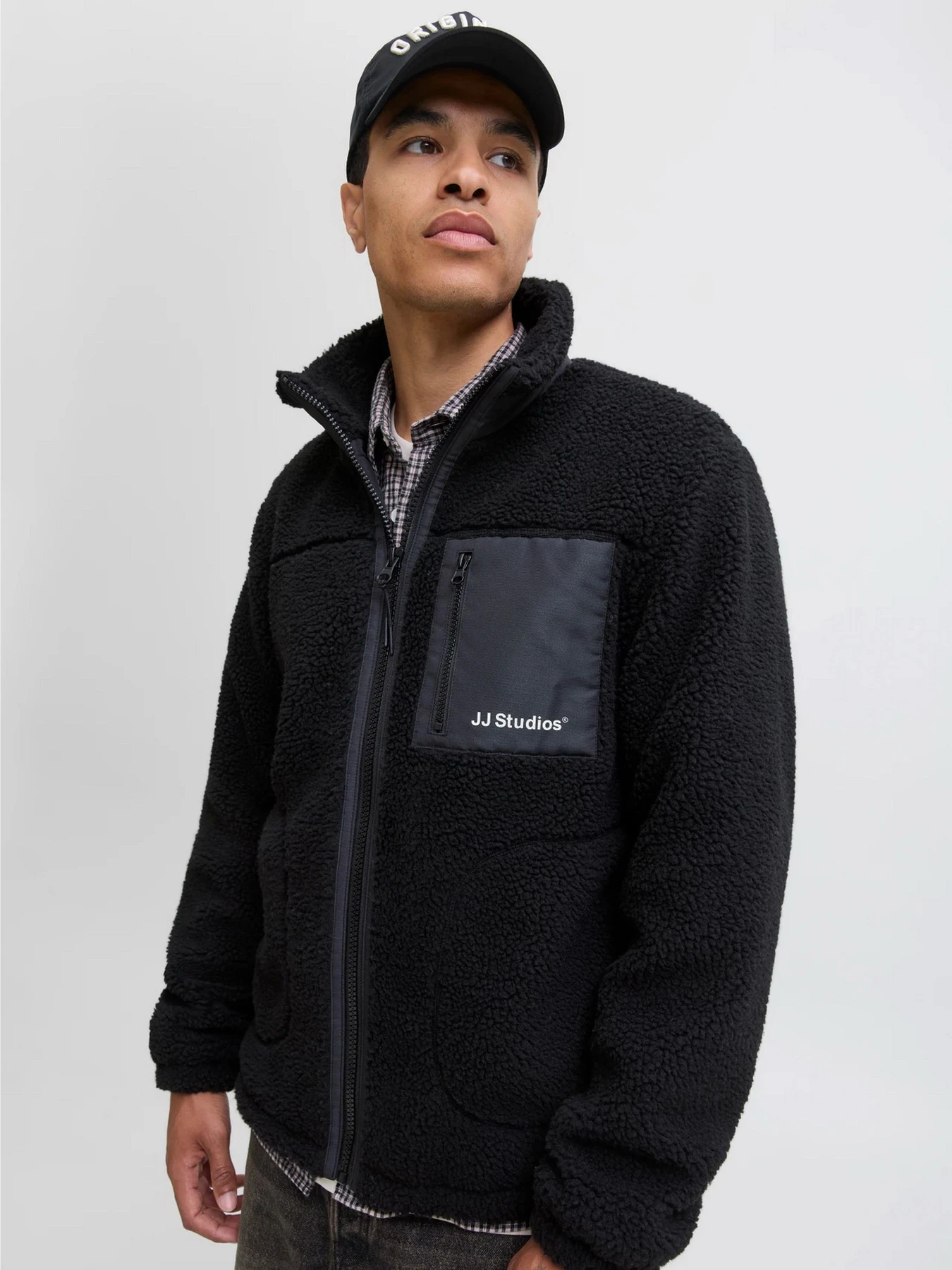 Куртки и дубленки JACK & JONES SOHO TEDDY JACKET модель 12278784_Black Куртки и дубленки JACK & JONES SOHO TEDDY JACKET модель 12278784_Black Фото
