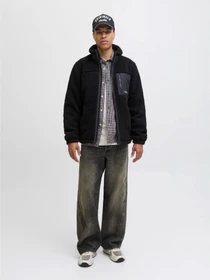 Куртки и дубленки JACK & JONES SOHO TEDDY JACKET модель 12278784_Black Фото