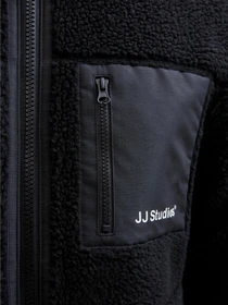 Куртки и дубленки JACK & JONES SOHO TEDDY JACKET модель 12278784_Black Фото