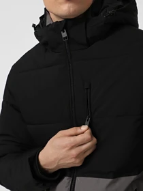 Куртки и дубленки JACK & JONES OWEN PUFFER модель 12278792_Castlerock BLACK BLOCKING Фото