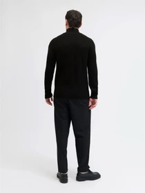Светри та кардигани JACK & JONES PANNEL KNIT ZIP CARDIGAN модель 12278920_Black Фото