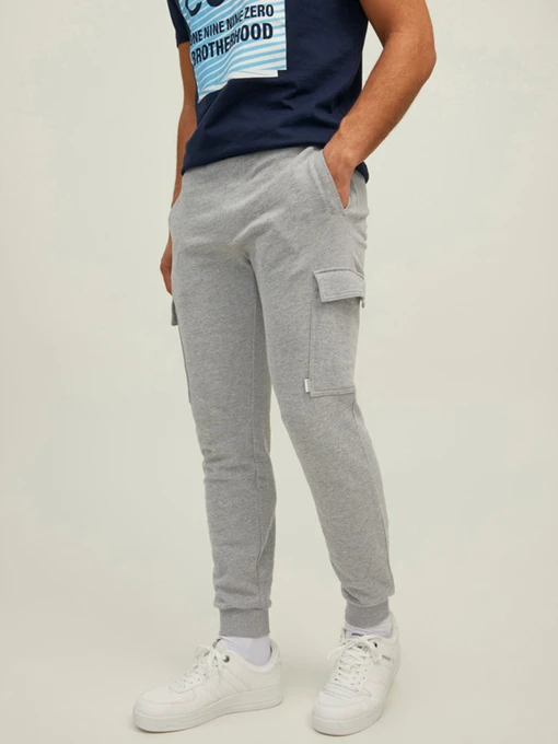 Брюки JACK & JONES модель 12212170_Light Grey Melange Фото
