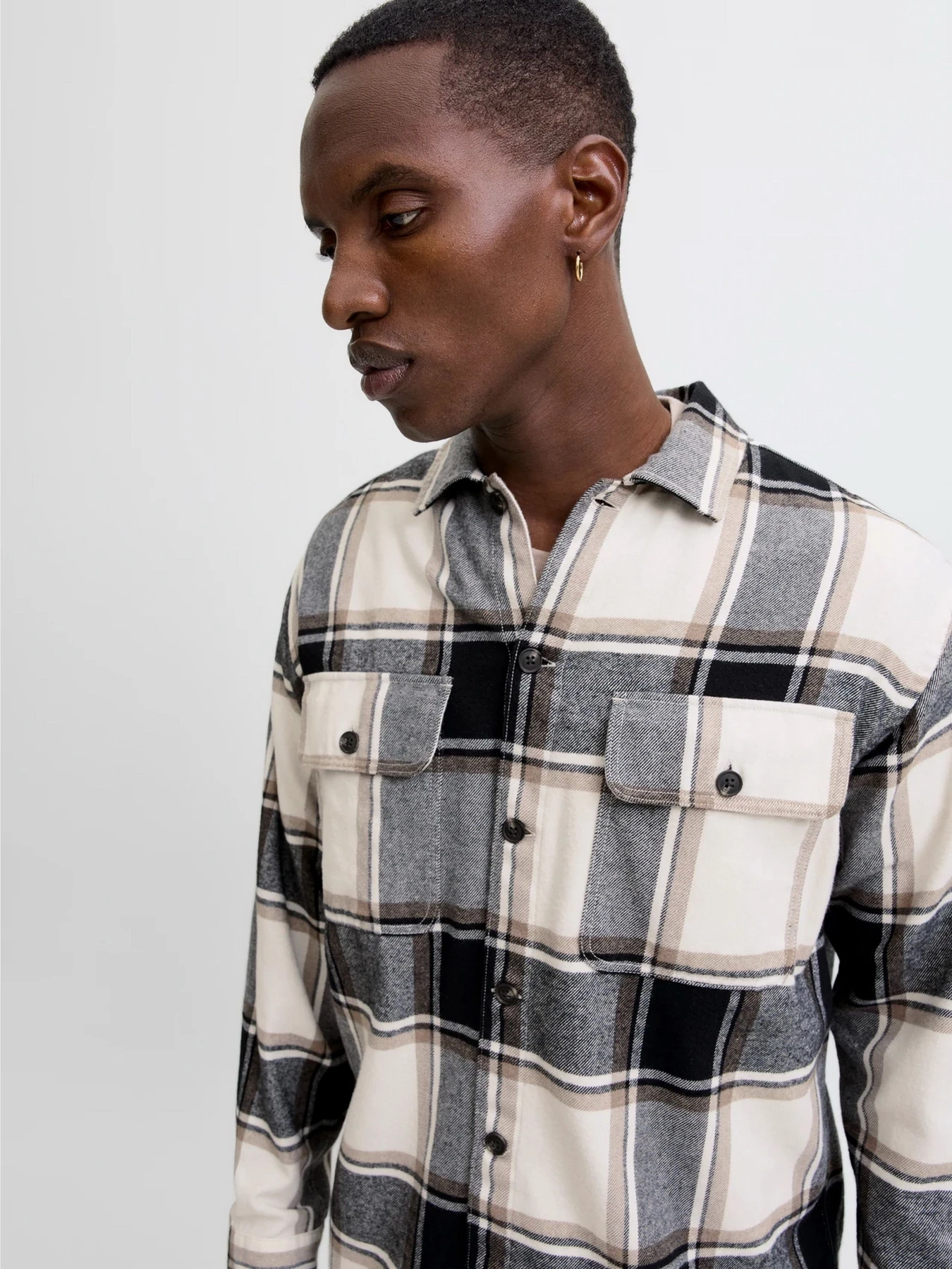 Сорочки JACK & JONES CHARGE OVERSHIRT модель 12278969_Crockery Сорочки JACK & JONES CHARGE OVERSHIRT модель 12278969_Crockery Фото
