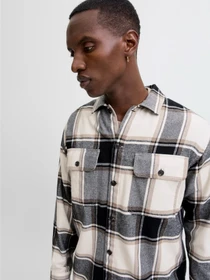 Сорочки JACK & JONES CHARGE OVERSHIRT модель 12278969_Crockery Фото