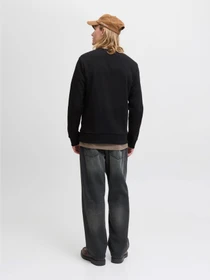 Худи и свитшоты JACK & JONES BRANDY SWEAT CREW NECK модель 12279256_Black Фото