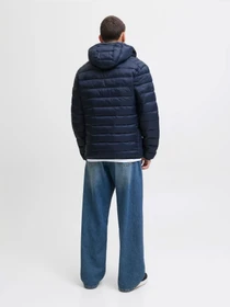 Куртки та дублянки JACK & JONES BRADLEY LIGHT PUFFER HOOD модель 12280970_Sky Captain Фото