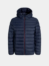 Куртки та дублянки JACK & JONES BRADLEY LIGHT PUFFER HOOD модель 12280970_Sky Captain Фото