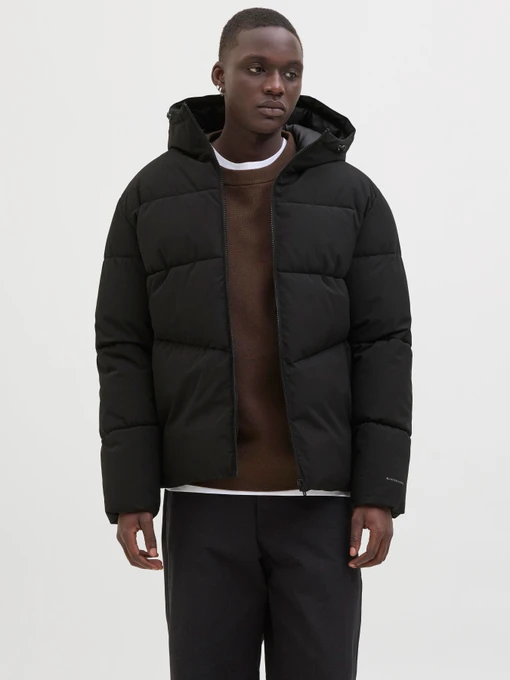 Куртки и дубленки JACK & JONES GLOBAL PUFFER JACKET модель 12283517_Black Фото