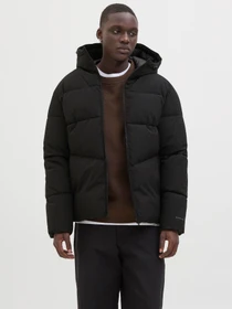 Куртки и дубленки JACK & JONES GLOBAL PUFFER JACKET модель 12283517_Black Фото