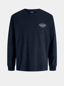 Худи и свитшоты JACK & JONES MAKOTO TEE LS модель 12278510_Sky Captain Фото